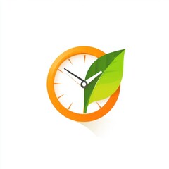 Eco-Friendly Clock Icon