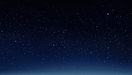 A dark sky with many stars