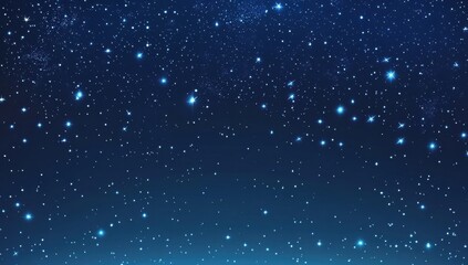 Fototapeta premium A starry night sky with a blue background