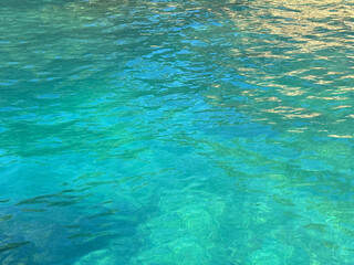 Clear sea water aesthetic.