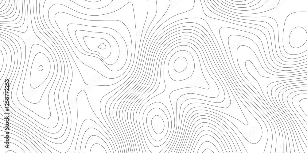 Fototapete transparent png topographic line map. modern design with white background with topographic map backg