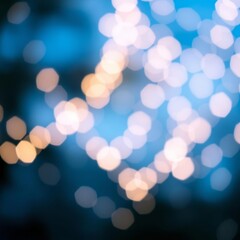 Fototapeta premium Abstract bokeh lights with light blue background Bokeh light lights background bokeh abstract light bright effect shiny