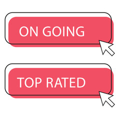 Top rated concept image with text and related symbols.