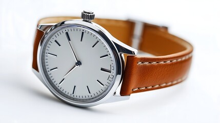 Wristwatch on White Background