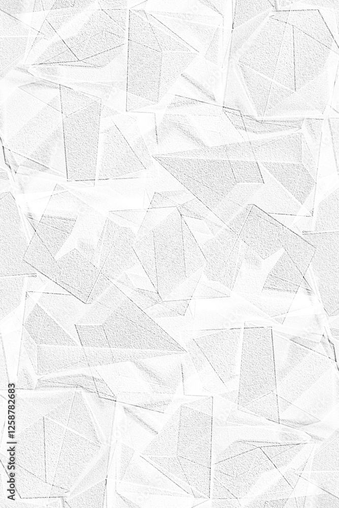 Poster 3d white geometric patterned background design element