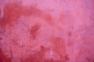 Pink Wall Texture, Texture of old rustic wall covered with pink paint. Abstract background for design.