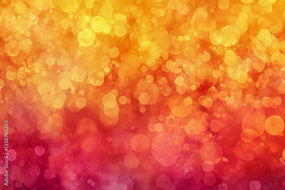 Aufkleber bright orange background with many small circles. the circles are of different sizes and are scatter