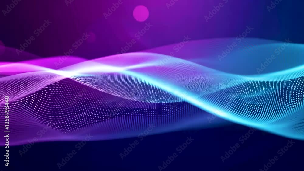 Sticker colorful waves create a mesmerizing display