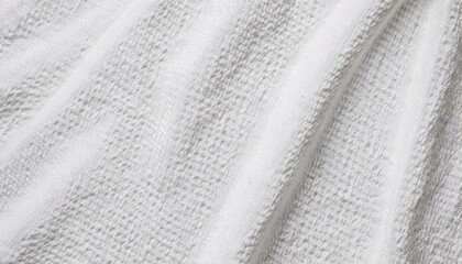 Obraz premium panorama of vintage white cloth texture and seamless background