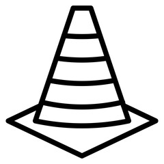 Safety Cone line icon