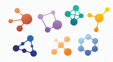 Colorful Molecular Structure