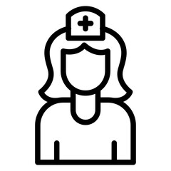 Nurse  line icon