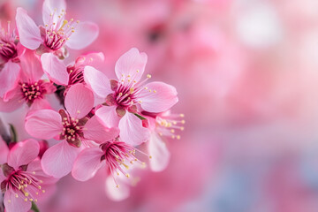 Obraz premium There is a close up of a branch of a tree with white flowers