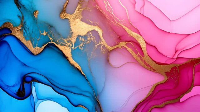movimiento de tinta de colores en agua con efecto abstracto