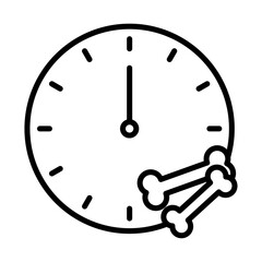 Dog competition icon Outline vector symbol sign