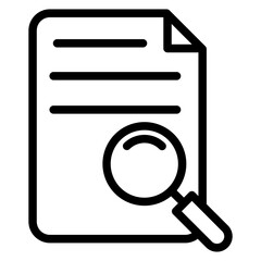 Evidence line icon