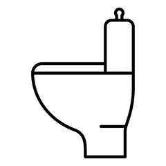 Rest room icon Outline vector symbol sign