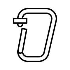 Rope Hook icon Outline vector symbol sign