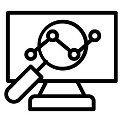 Market Research line icon