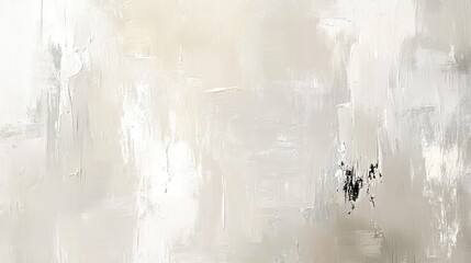 Abstract beige and white textured painting.