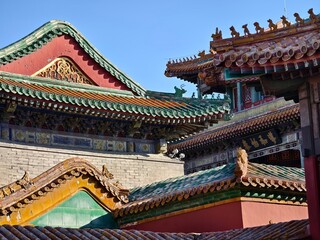 Architectural details of the Forbidden City in Beijing, China