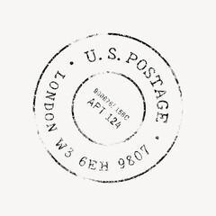 U.S. postage stamp ephemera design