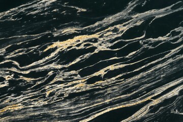 Black gold marble texture background, luxury gold glitter design