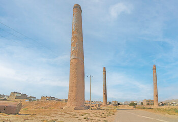 Fototapeta premium The Musalla complex also known as the Musallah Complex or the Musalla of Gawhar Shah Islamic religious complex located in Herat, Afghanistan