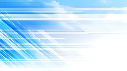 Abstract Blue And White Geometric Design Background