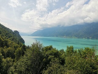 Obraz premium lake and mountains
