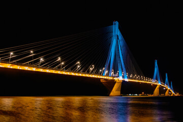 Fototapeta premium Rio-Antirio bridge in Greece