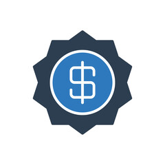 Money Badge Icon