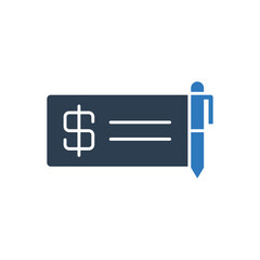 Bank Check Icon