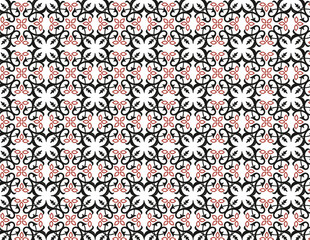 Elegant Vintage Floral Tile Pattern