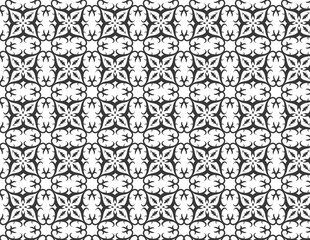 Fototapeta premium Elegant Vintage Floral Tile Pattern