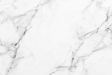 Fototapeta premium White marble surface showcasing detailed veining and intricate patterns, ideal for design projects requiring a high-resolution, elegant background