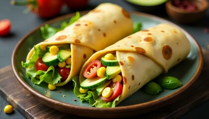 Veggie_Wraps_Healthy_Food_Delicious_Lunch_Vegetarian
