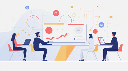 professional, business, team, working, project together, office using economic growth charts network, connections, accompan, data, ianalyzing, future, trends, analysis, information, investment, growth