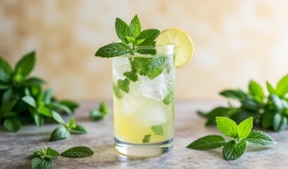 Classic Mint Julep (Non-Alcoholic) Mocktail