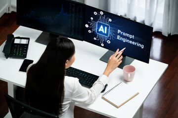 Generative AI virtual assistant tools for prompt engineer and user for ease of engage artificial...