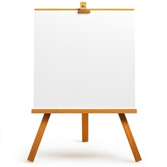 Blank Easel for Creative Projects in Kindergarten and Early Education
