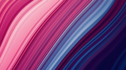 Colorful abstract wave patterns flowing in vibrant shades of pink, blue, and purple. Generative AI