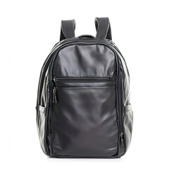 Naklejka premium Stylish Black Backpack for School and Teenager Use