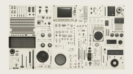Abstract electronic circuit board design
