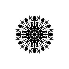 vector illustration of a snowflake