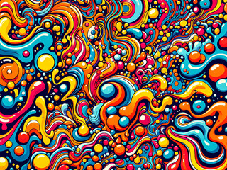 abstract psychedelic background 