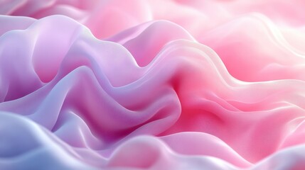 Obraz premium Soft Colorful Fabric Waves in Gentle Light with Smooth Texture
