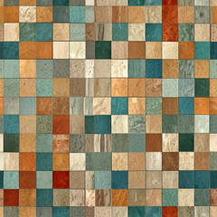 Fototapeta premium colorful natural stone pavings, mosaic tile texture