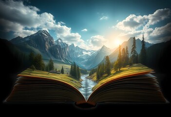 magic book in the sky