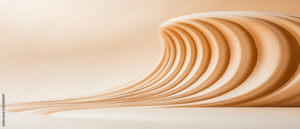 Poster dynamic wave patterns abstract environment digital art minimalist design close-up viewpoint fluidity